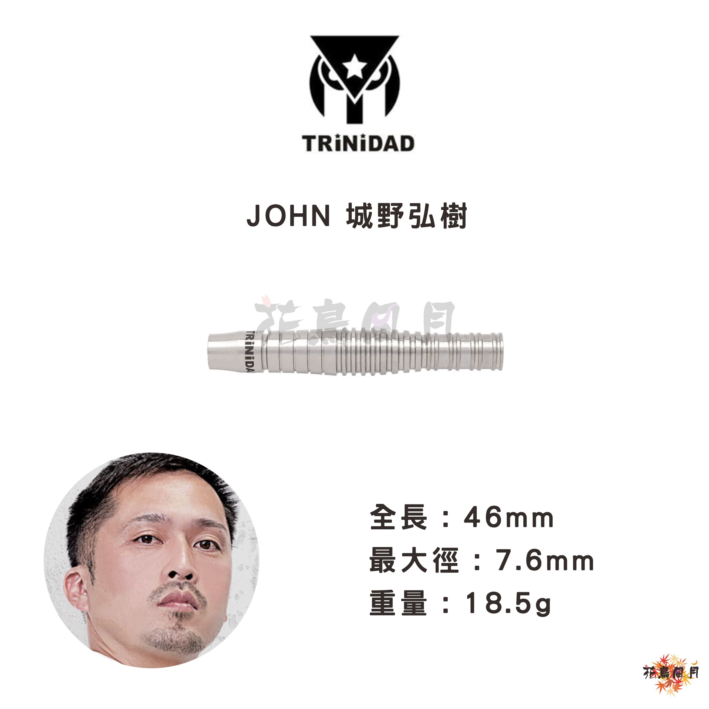 TRiNiDAD-PROトリニダード-プロ-JOHNジョン-2BA-城野弘樹選手モデル　ダーツ-バレル.jpg